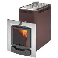 Печь для бани Кузбасс-20 ТК Панорама (2018) (Теплодар)