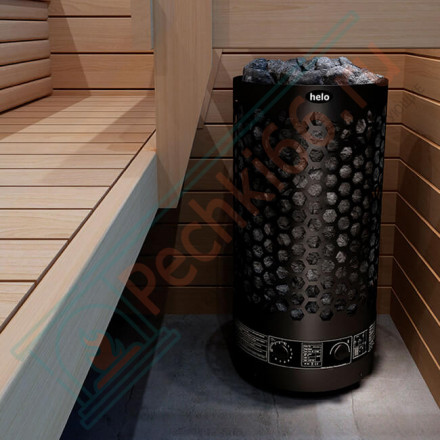 Печь для бани и сауны Ringo Black 80 STJ Helo-WT(8 кВт, 70 кг камней)