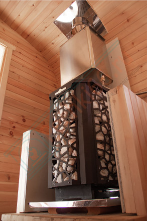 Печь для бани Hard 30M Саванна Панорама (Сталь-Мастер)