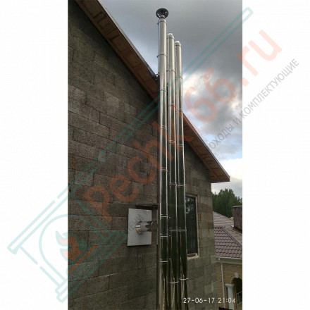 Монтаж дымохода Вулкан