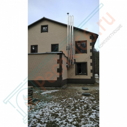 Монтаж дымохода Вулкан