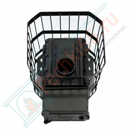 Чугунная печь для бани Сибирь-15, с чугунной дверцей (НМК)