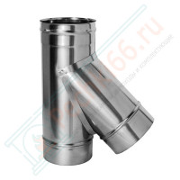 Тройник 45° без изол (НЕРЖ-321/0,5) d-300 (Дымок-Lux)