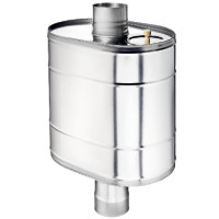 Натрубный бак для воды (НЕРЖ-439/0,8мм) 80 л, d-130 (УМК)