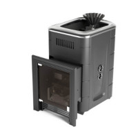 Печь для бани Таймыр Мини 2017 Inox БСЭ ЗК ТО антрацит (T.M.F) до 12 м3