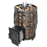 Чугунная банная печь Легенда Русский пар ковка 24 (271) (Везувий)