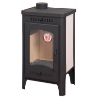 Печь-камин Бавария Оптима, с плитой (ЭкоКамин) до 150 м3