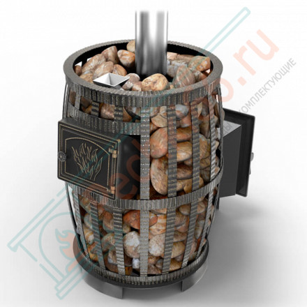 Печь для бани из чугуна Легенда Русский пар ковка 30 (271) (Везувий)