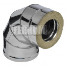 Сэндвич колено 90° (НЕРЖ-430/0,5-НЕРЖ-430/0,5) d-200/280 (Ferrum GS) Сэндвич колено 90° (НЕРЖ-430/0,5-НЕРЖ-430/0,5) d-200/280 (Ferrum GS)