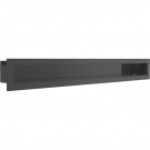 Каминная решётка черная Mila Small 120x900 (Kratki) Каминная решётка черная Mila Small 120x900 (Kratki)