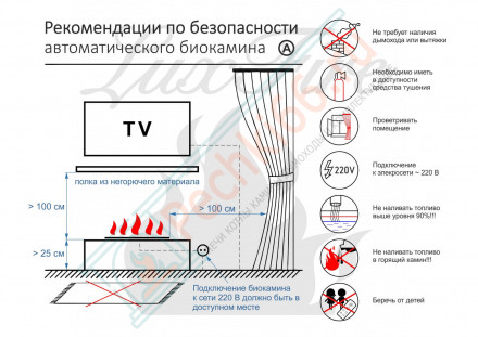 Биокамин автоматический 900 RC INOX (Good Fire)