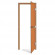Дверь стеклянная для сауны и бани, бронза, коробка кедр 1900х700 (Sawo) 730-3SGD в Магнитогорске
