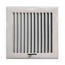 Каминная решетка с регулировкой, 170х170-D125, белая (Megaprom)