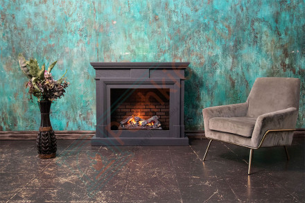 Каминокомплект электрический Coventry - Серый графит с очагом XHD28L-INT (Dimplex)