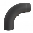 Колено 90° черное, бесшовное, с ревизией d-150 (Darco) Колено 90° черное, бесшовное, с ревизией d-150 (Darco)