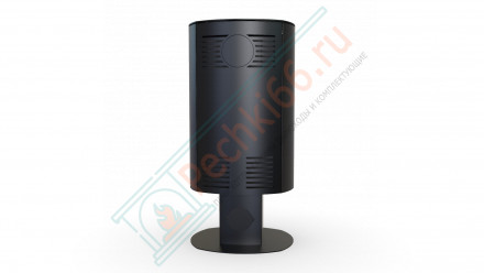 Печь-камин Orbis Top, белая сталь (Defro-Home) 9кВт