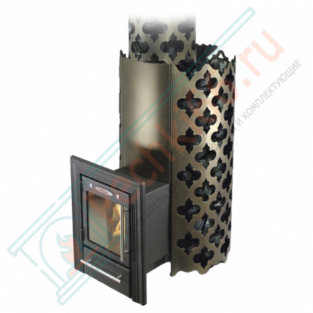 Банная печь Арабеска Inox Люмина черная бронза (T.M.F)