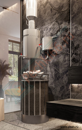 Печь для бани Услада Керама, с панорамной дверцей ПлаZма (Жара)