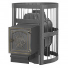 Чугунная печь для бани Легенда Стандарт 16 ДТ-4 (Везувий) до 18 м3 Чугунная печь для бани Легенда Стандарт 16 ДТ-4 (Везувий) до 18 м3