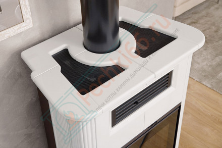 Печь-камин Wanda Classic, цвет красный (La Nordica)