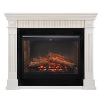 Каминокомплект America - Слоновая кость с патиной с электроочагом Symphony 30'' DF3020-INT