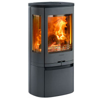 Печь-камин 850:2 Style, верх многослойная сталь, цвет черный (Contura)