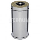 Сэндвич труба для дымохода L=0,5м (НЕРЖ-430/0,5-НЕРЖ-430/0,5) d-120/200 (Ferrum GS)