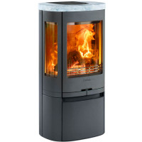 Печь-камин 850:3 Style, верх талькомагнезит, цвет черный (Contura)