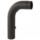 Модуль подключения 90° черный, бесшовный, с шибером и ревизией d-150 (Darco) Модуль подключения 90° черный, бесшовный, с шибером и ревизией d-150 (Darco)