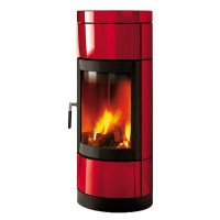 Печь-камин Fortuna, цвет красный (La Nordica)
