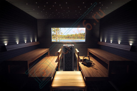 Электрическая печь Modulo MDA165/200G Black (Harvia)