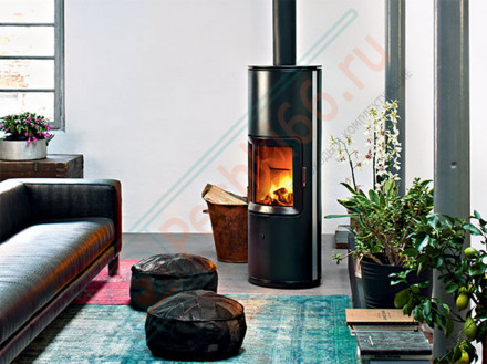 Печь-камин Stripe Overnight Black, чёрный (MCZ)