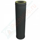 Сэндвич труба V50R с изол L=1000 (AISI-321/0,5-ОЦИНК-RAL/0,5) d-300/400 (Вулкан)