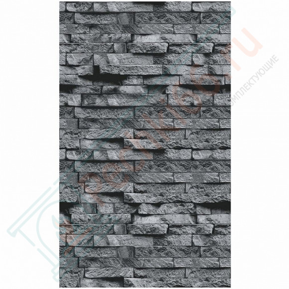 Плита ФАСПАН Серый камень №1008 Вертикаль 8мм 1200х800мм (Везувий) в Магнитогорске