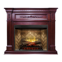 Каминокомплект Luxemburg - Темная вишня с очагом Revillusion RBF30
