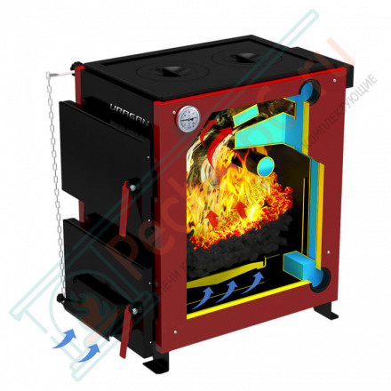Котел твердотопливный URAGAN 14 (Термокрафт) 14 кВт