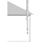 Комплект труб для вентиляции в бане, по схеме басту, d-115, вертикальный Комплект труб для вентиляции в бане, по схеме басту, d-115, вертикальный