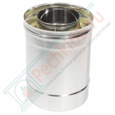 Сэндвич труба Термо ТТ-Р 250 с хомутом (316-0.8/304-0.5) d-200/300 (ТиС Промо)