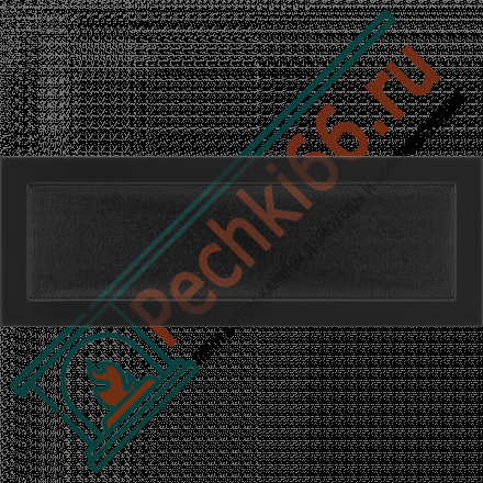 Вентиляционная решетка для камина 170х480, черная (FireWay)