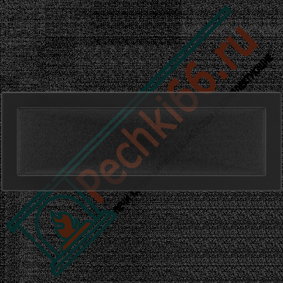 Вентиляционная решетка для камина 170х480, черная (FireWay) в Магнитогорске