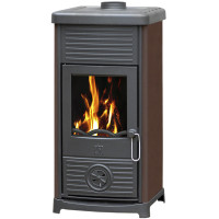 Чугунная печь-камин Maestral N, коричневая (Plamen)