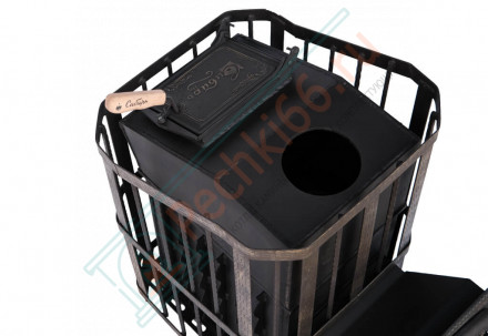 Печь для бани "Сибирь-25" (дверка 700х700) с закрытой каменкой (Сибирь-Премиум)