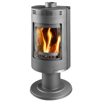 Печь-камин Andorra Exclusive, Серебристый (Thorma) до 200 м3 Печь-камин Andorra Exclusive, Серебристый (Thorma) до 200 м3