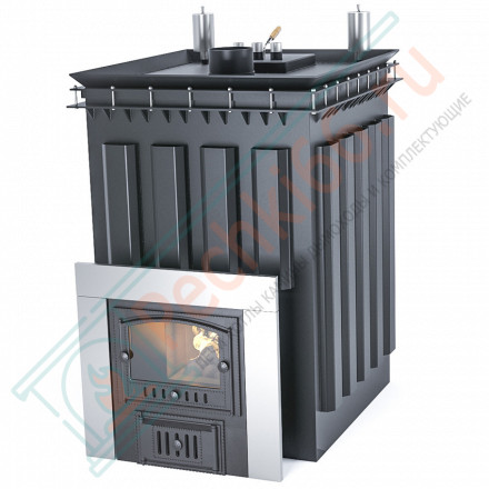 Печь для бани Домна-60К в пироксените (ИзиСтим)