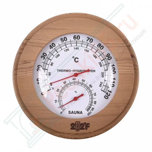 Термогигрометр 10-R круг, канадский кедр (212F) в Магнитогорске