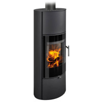 Печь-камин Laredo Akum металл (Romotop)