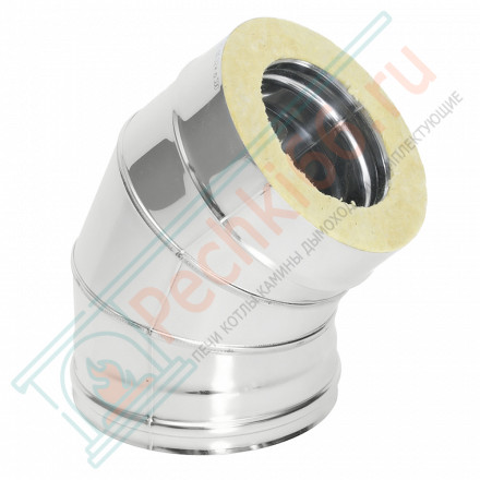 Отвод Термо 45° OT-Р с хомутом (310-0.8/304) d-150/250 (ТиС Энерго)