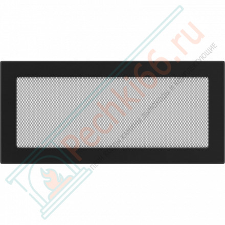 Решётка вентиляционная каминная черная 170х370 37C (Kratki)