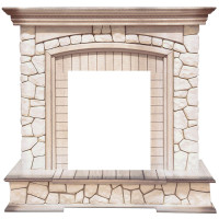 Портал Preston - Белый/Слоновая кость с патиной (Высота 1130мм)