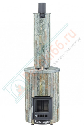 Дровяная банная печь Ферингер УЮТ-18 "Жадеит наборный" до 18 м³